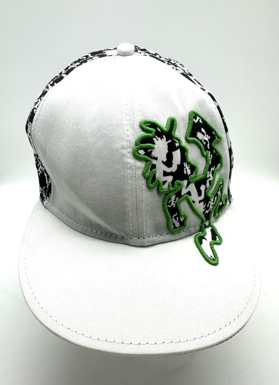 Insane Clown Posse ICP White Green Fitted L Hat Cap Hatchet Man Juggalo 2008